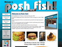 Tablet Screenshot of poshfish.com